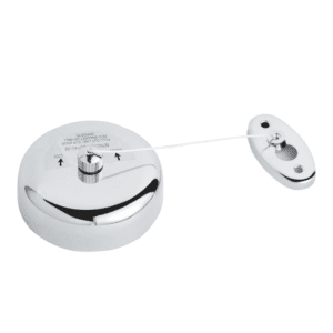 Corde À Linge Retractable 3M En Acier Inoxydable Chromé