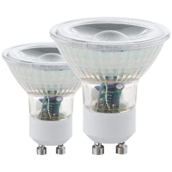 Ampoule led gu10 3,3w 3000k pack 2 pieces EGLO