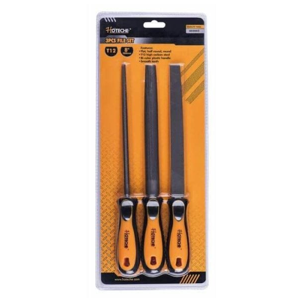 Set De 3 Limes 200Mm En Acier