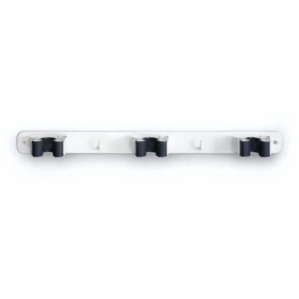 Porte Balai Triple Blanc