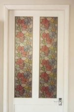 FILM PLASTIQUE AUTO ADHÉSIF POUR VITRAGE  ORIGINE UE  45 CM X 2 M MOTIF TRANSPARENT LISBOA ROT - REVETEMENT MURAL DECO - Mr Bricolage : Outillage, Jardinage, Animalerie, Electricité