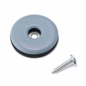 Lot 4 Patins Glisseur Pour Meubles Vis 38Mm Gris