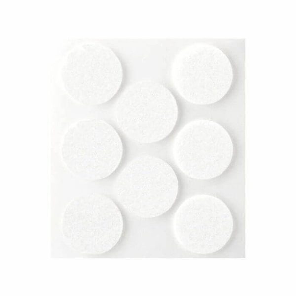 Feutre Synthetique Adhesifs 27Mm Blanc