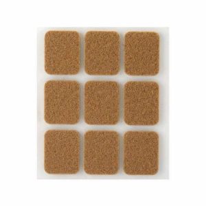 Feutre Synthetique Adhesif 29X23Mm Marron