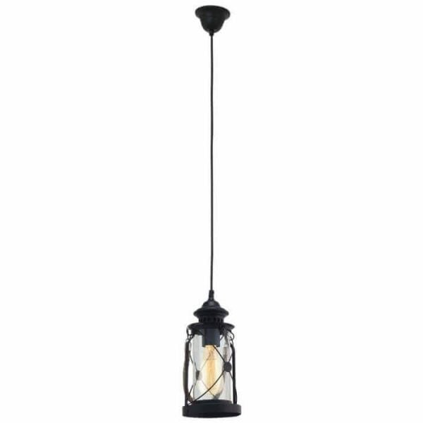 Suspension Vintage Noir 60W