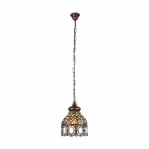 Suspension Jadida En Acier Cuivre Antique 60W