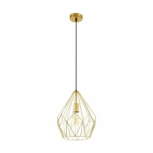 Suspension E27 60W Dore Diamètre 310Mm Carlton