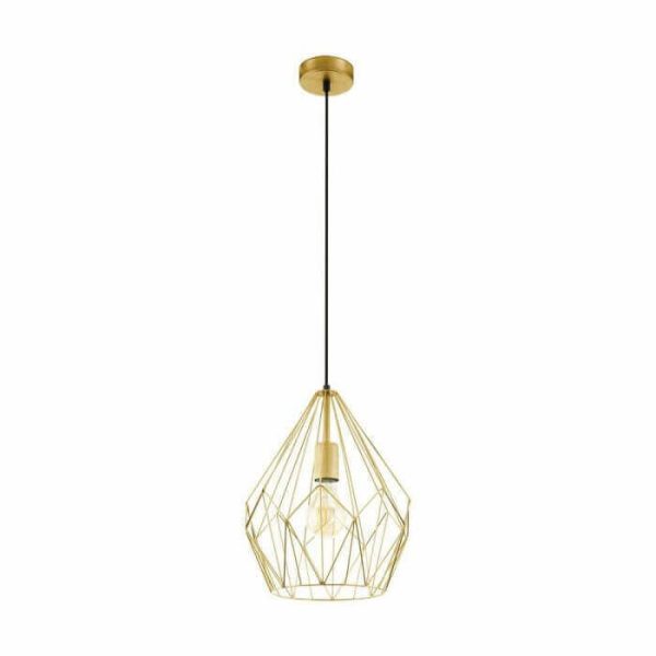 Suspension E27 60W Dore Diamètre 310Mm Carlton