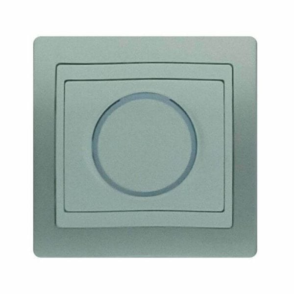 POUSSOIR ROND LUMINEUX DUNE JADE +PLAQUE JADE - INTERRUPTEUR ET PRISE - Mr Bricolage : Outillage, Jardinage, Animalerie, Electricité