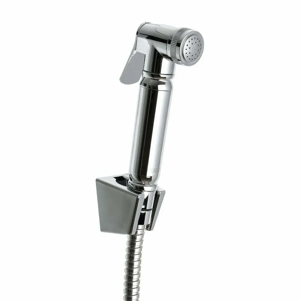 KIT DE DOUCHE SHATTAFA CHROME - Blanc - Mr Bricolage : Outillage, Jardinage, Animalerie, Electricité