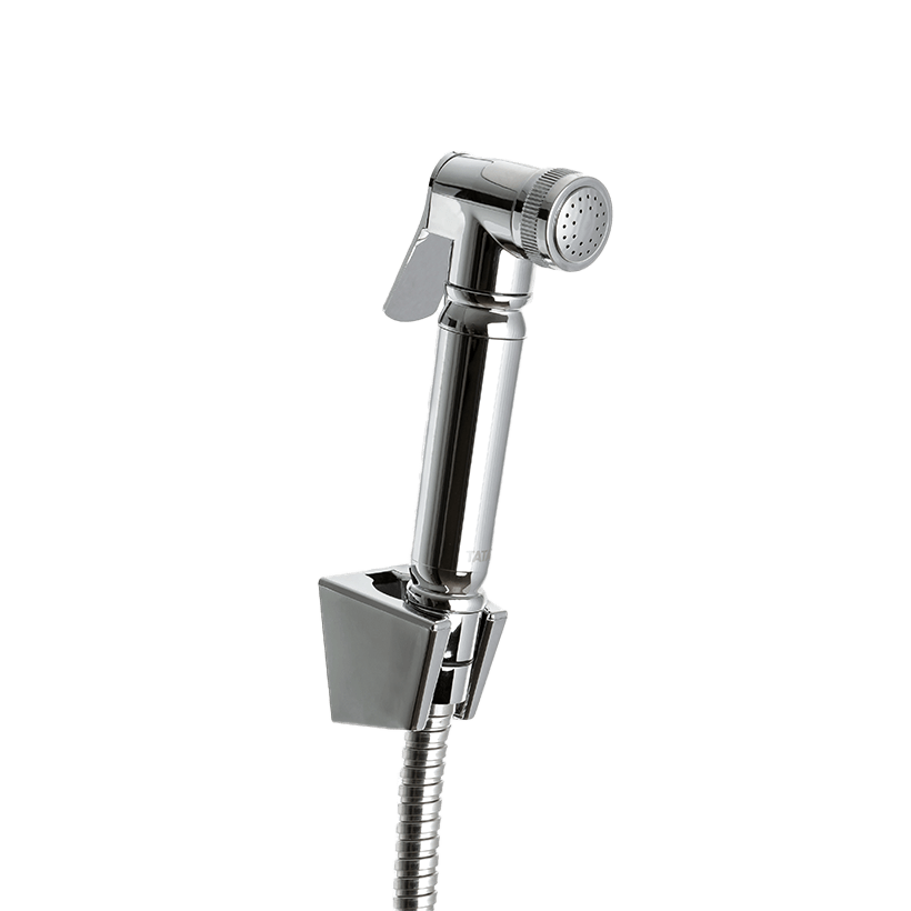 KIT DE DOUCHE SHATTAFA CHROME - Blanc - Mr Bricolage : Outillage, Jardinage, Animalerie, Electricité