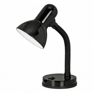 Lampe de bureau basic noir 1X40W E27