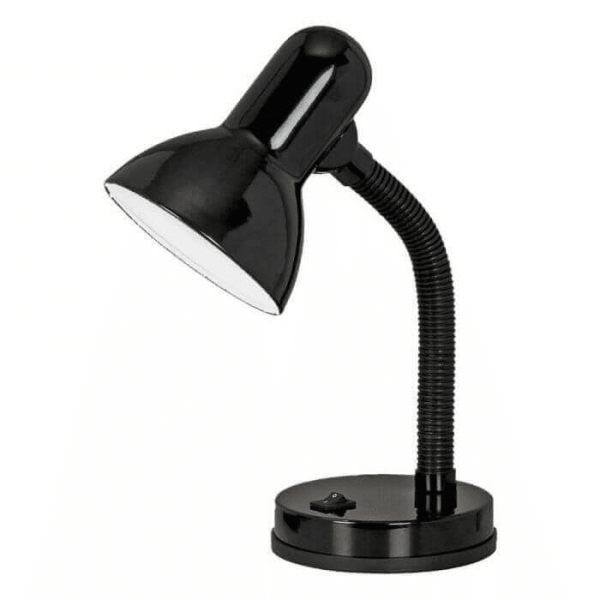 Lampe de bureau basic noir 1X40W E27