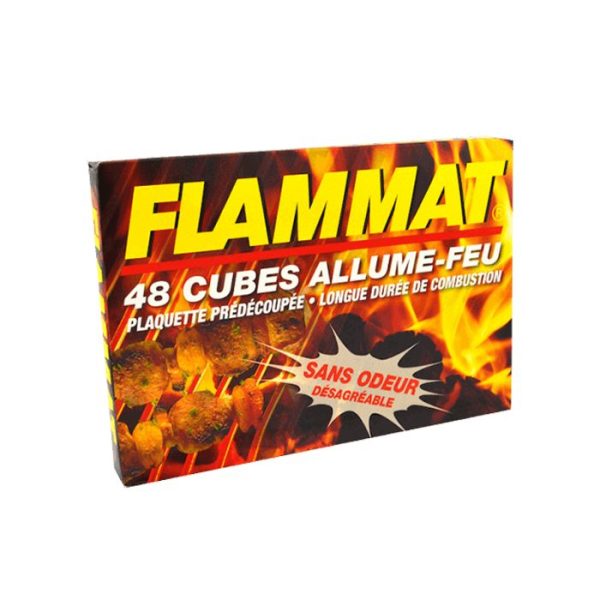 Flammat 48 cubes aluminium sans odeur