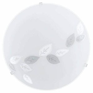 PLAFONNIER E27 60W VERRE BLANC DIAMÈTRE 250MM  MARS - LUMINAIRE INTÉRIEUR - Mr Bricolage : Outillage, Jardinage, Animalerie, Electricité