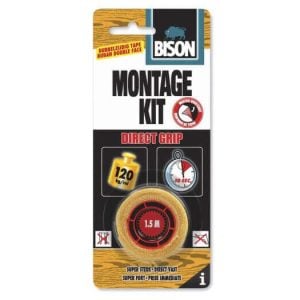 RUBAN DE MONTAGE 1,50 M X1 9 MM – BISON - COLLE - Mr Bricolage : Outillage, Jardinage, Animalerie, Electricité