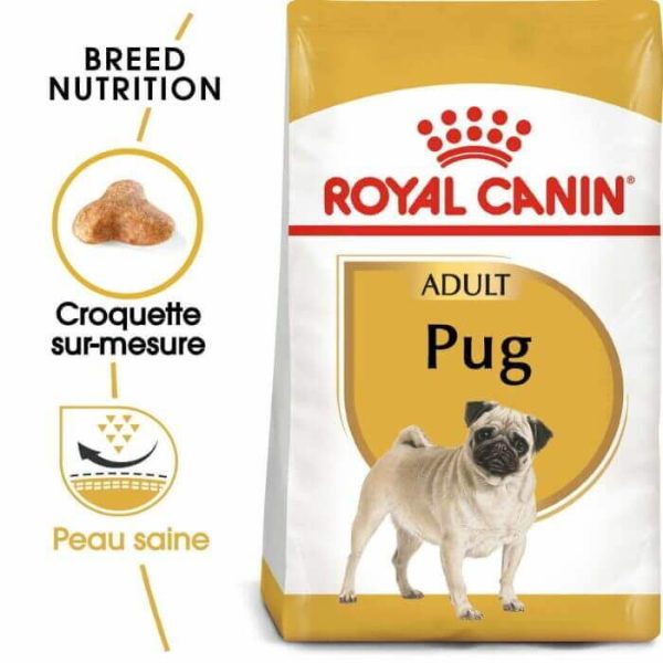 CROQUETTE CHIEN PUG 25 CARLIN ADULTE 1.5 KG - SEC POUR CHIEN - Mr Bricolage : Outillage, Jardinage, Animalerie, Electricité