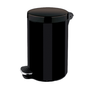 Poubelle À Pédale 3L Noir