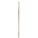Une MANCHE 130CM LUX EN BOIS se dresse verticalement sur un fond blanc uni.