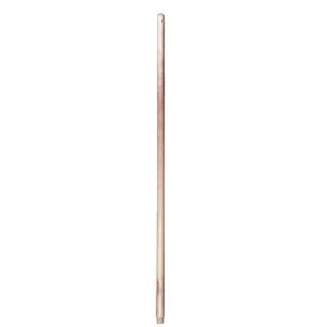 Une MANCHE 130CM LUX EN BOIS se dresse verticalement sur un fond blanc uni.