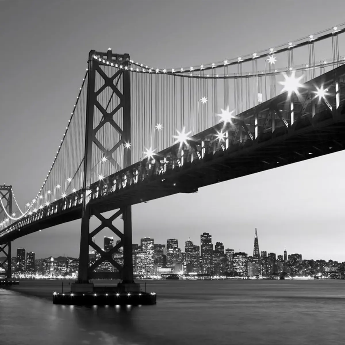 POSTER SAN FRANCISCO SKYLINE QUALITÉ DIGITAL EN 8 PARTS COLLE INCLUSE ORIGINE UE 366 X 254 CM - POSTER - Mr Bricolage : Outillage, Jardinage, Animalerie, Electricité