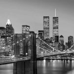POSTER MANHATTAN SKYLINE AT NIGHT QUALITÉ DIGITAL EN 8 PARTS COLLE INCLUSE ORIGINE UE 366 X 254 CM - POSTER - Mr Bricolage : Outillage, Jardinage, Animalerie, Electricité