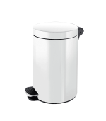 Poubelle À Pédale 5L Blanc
