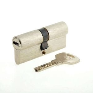 Cylindre 60Mm Satiné Nickelé Yale