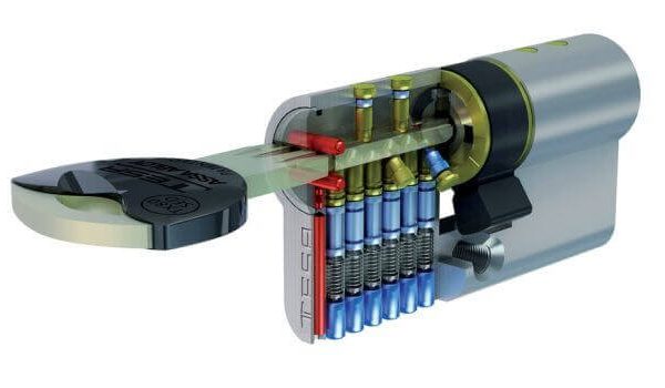 Cylindre Haute Securité 30X30Mm Tesa