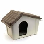 NICHE POUR CHIEN POLYPROPYLÈNE 60X50X41 CM TAUPE - ANIMALERIE - Mr Bricolage : Outillage, Jardinage, Animalerie, Electricité
