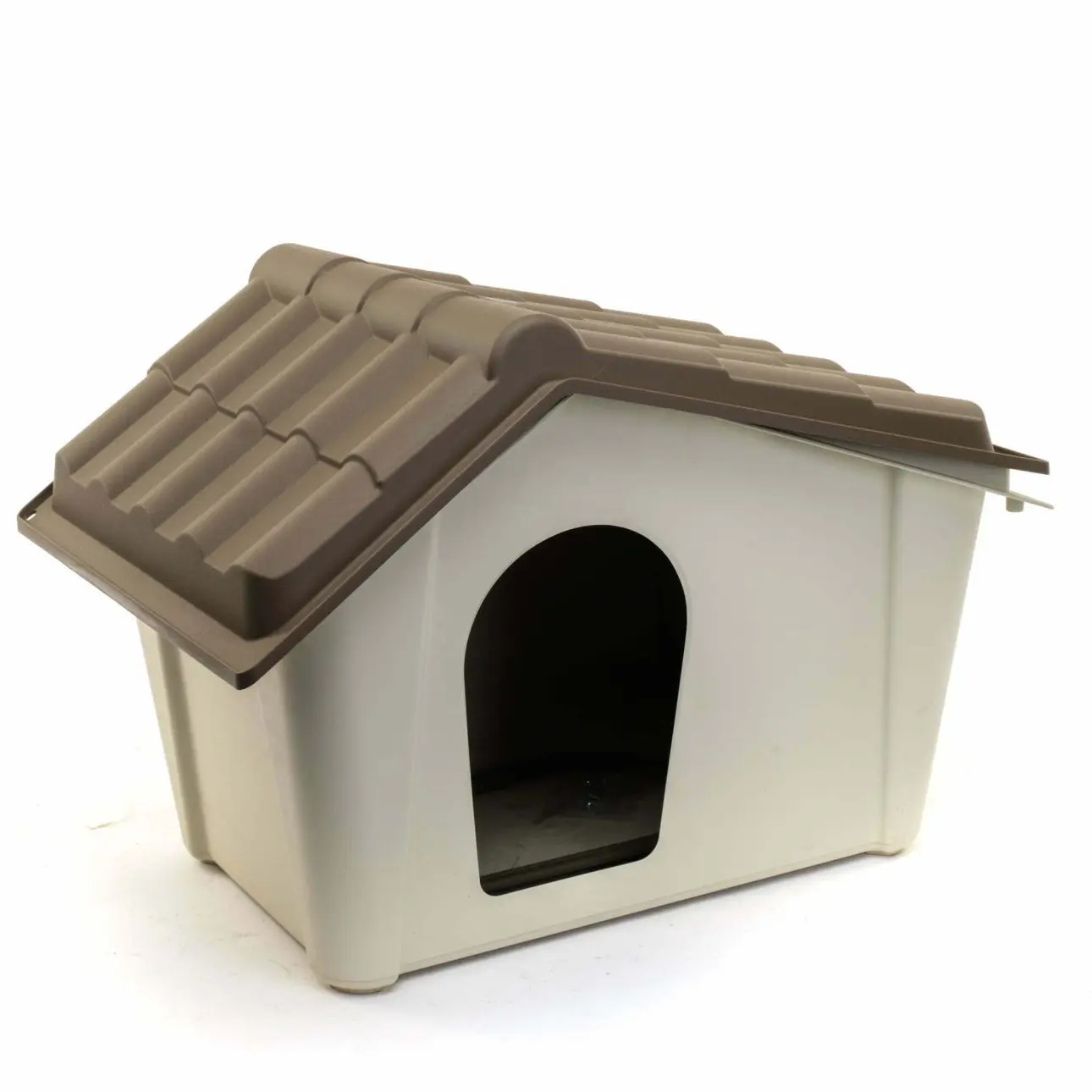 NICHE POUR CHIEN POLYPROPYLÈNE 60X50X41 CM TAUPE - ANIMALERIE - Mr Bricolage : Outillage, Jardinage, Animalerie, Electricité