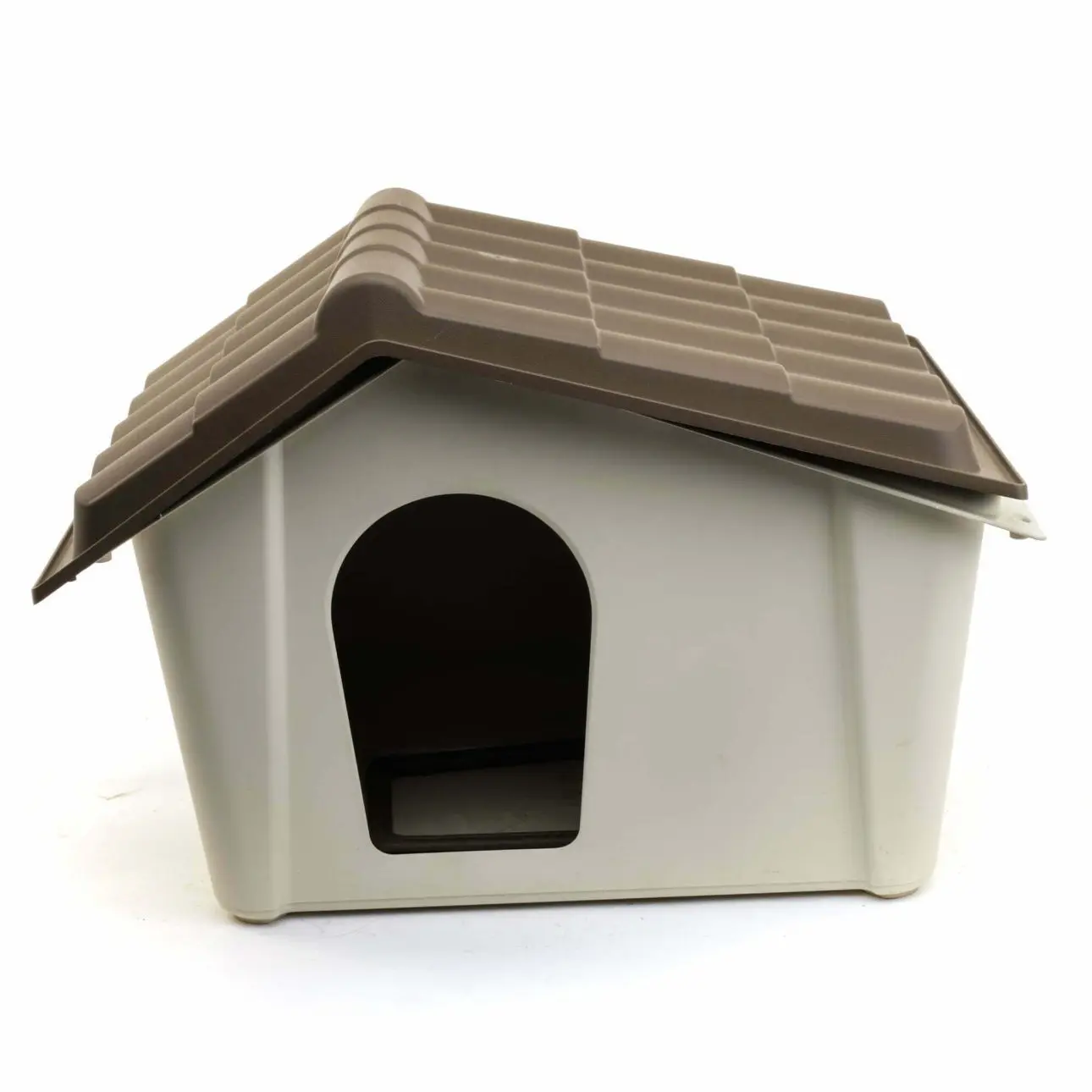 NICHE POUR CHIEN POLYPROPYLÈNE 60X50X41 CM TAUPE - ANIMALERIE - Mr Bricolage : Outillage, Jardinage, Animalerie, Electricité