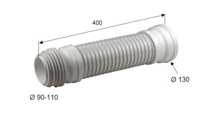 RALLONGE WC REMER 40 CM 945C - RACCORD PVC - Mr Bricolage : Outillage, Jardinage, Animalerie, Electricité