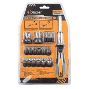 JEU DE 34 TOURNEVIS A CLIQUET - Tourne vis - Mr Bricolage : Outillage, Jardinage, Animalerie, Electricité