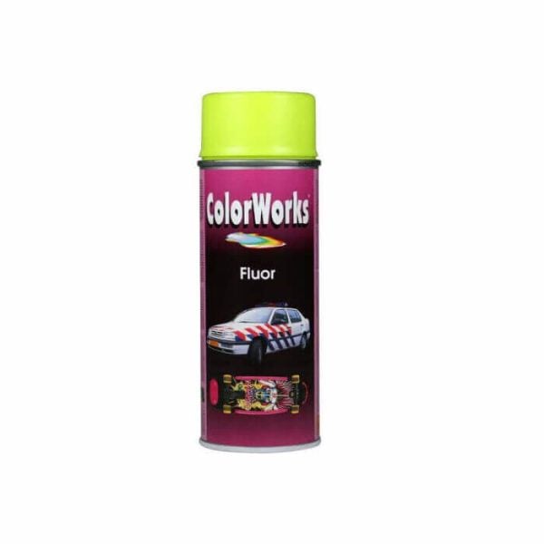 Peinture Aérosol 400 Ml Jaune Fluorescent