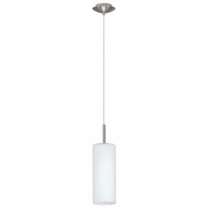 Suspension E27 60W Verre Blanc Diamètre 110Mm Troy3
