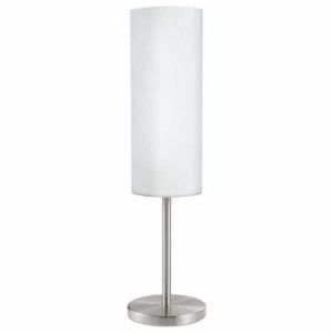 LAMPE A POSER E27 60W ACIER VERRE BLANC DIAMÈTRE 105MM TROY3 - LAMPES À POSER - Mr Bricolage : Outillage, Jardinage, Animalerie, Electricité