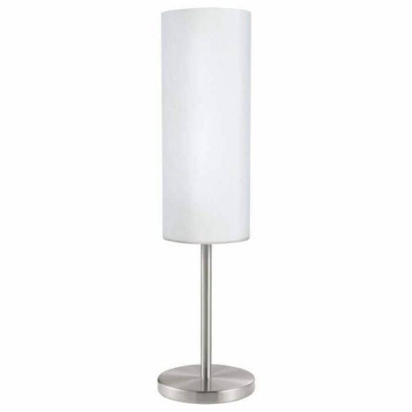 LAMPE A POSER E27 60W ACIER VERRE BLANC DIAMÈTRE 105MM TROY3 - LAMPES À POSER - Mr Bricolage : Outillage, Jardinage, Animalerie, Electricité