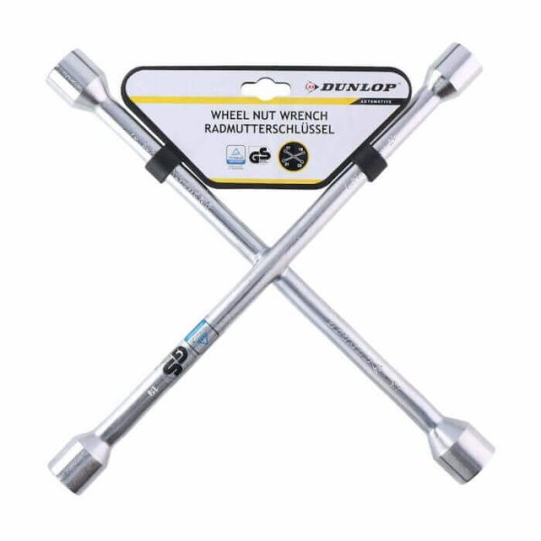CLÉ EN CROIX SOLIDE ET MANIABLE POUR ÉCROU DE ROUE - CRIC - Mr Bricolage : Outillage, Jardinage, Animalerie, Electricité