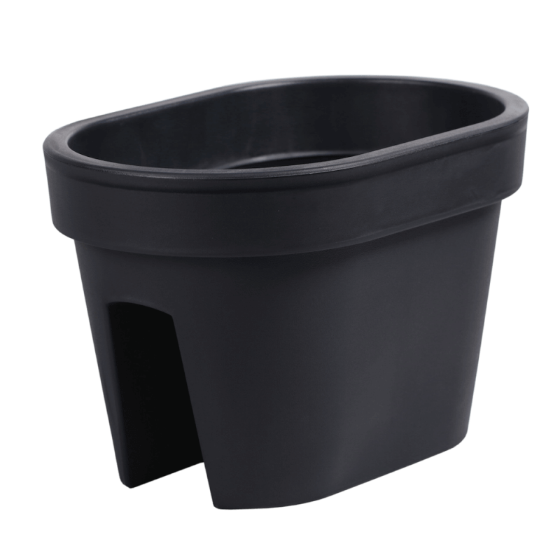 POT DE FLEURS POUR BALCON LOFLY ANTHRACITE  POT ET ACCESSOIRES  Mr Bricolage : Outillage, Jardinage, Animalerie, Electricité