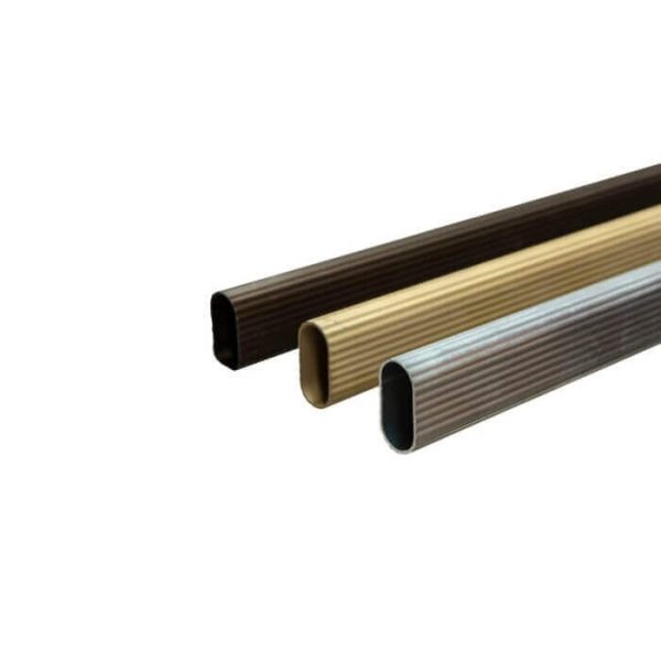 TUBE OVALE 30X15MM 2,5MÈTRES BRONZE - AMÉNAGEMENT DRESSING - Mr Bricolage : Outillage, Jardinage, Animalerie, Electricité