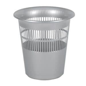 Poubelle gris 11L 29 X 31 cm