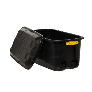 Boîte De Rangement Sur Roulettes En Plastique 77X42X40Cm 75 L Noir