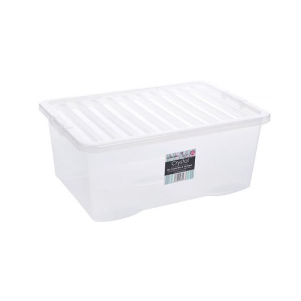 Boîte De Rangement 45L 60X40X42Cm Transparent