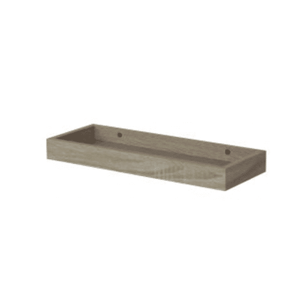 Étagère Murale Creuse Chêne Sonoma 40X15X4Cm