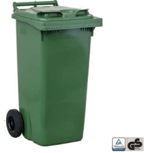 Poubelle À Déchets 120L Vert