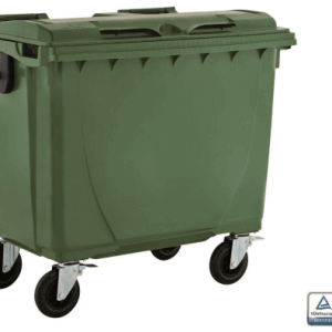Poubelle à déchets 660l vert