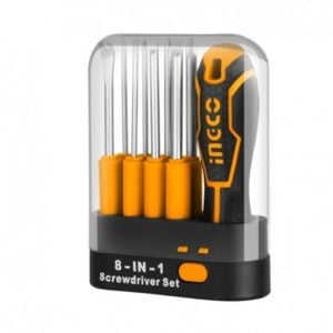 Tournevis Interchangeable Set De 8 Pièces - Ingco