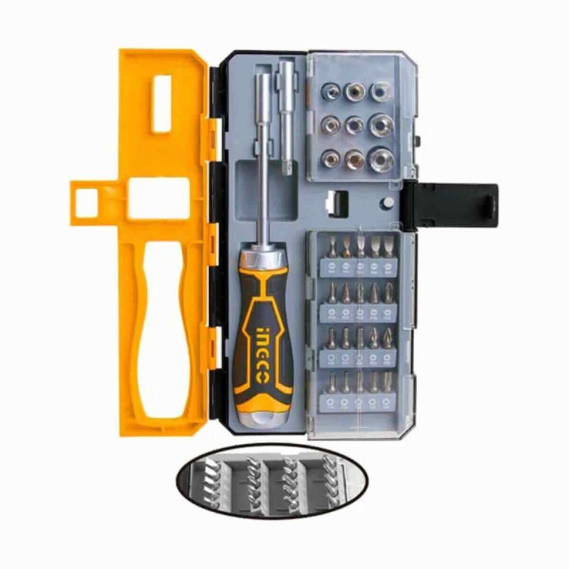 SET DE 33 PIECES POUR TOURNEVIS  Tourne vis  Mr Bricolage : Outillage, Jardinage, Animalerie, Electricité