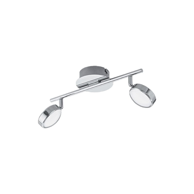 REGLETTE CHROME LED 2X5,4WATTS IP20  SALTO EGLO  Luminaire SDB  Mr Bricolage : Outillage, Jardinage, Animalerie, Electricité